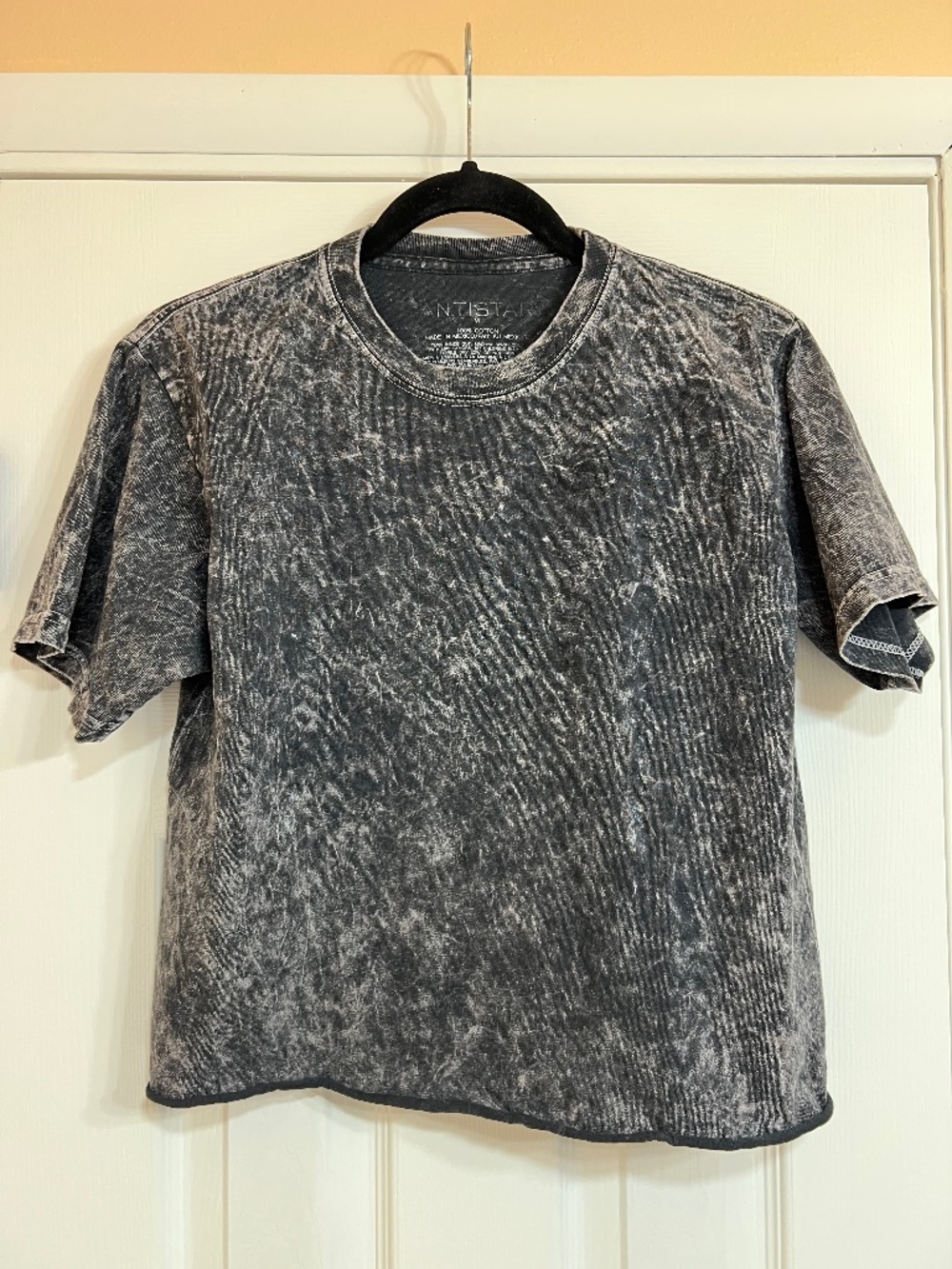 Antistar Black Acid Wash T Shirt Women Medium